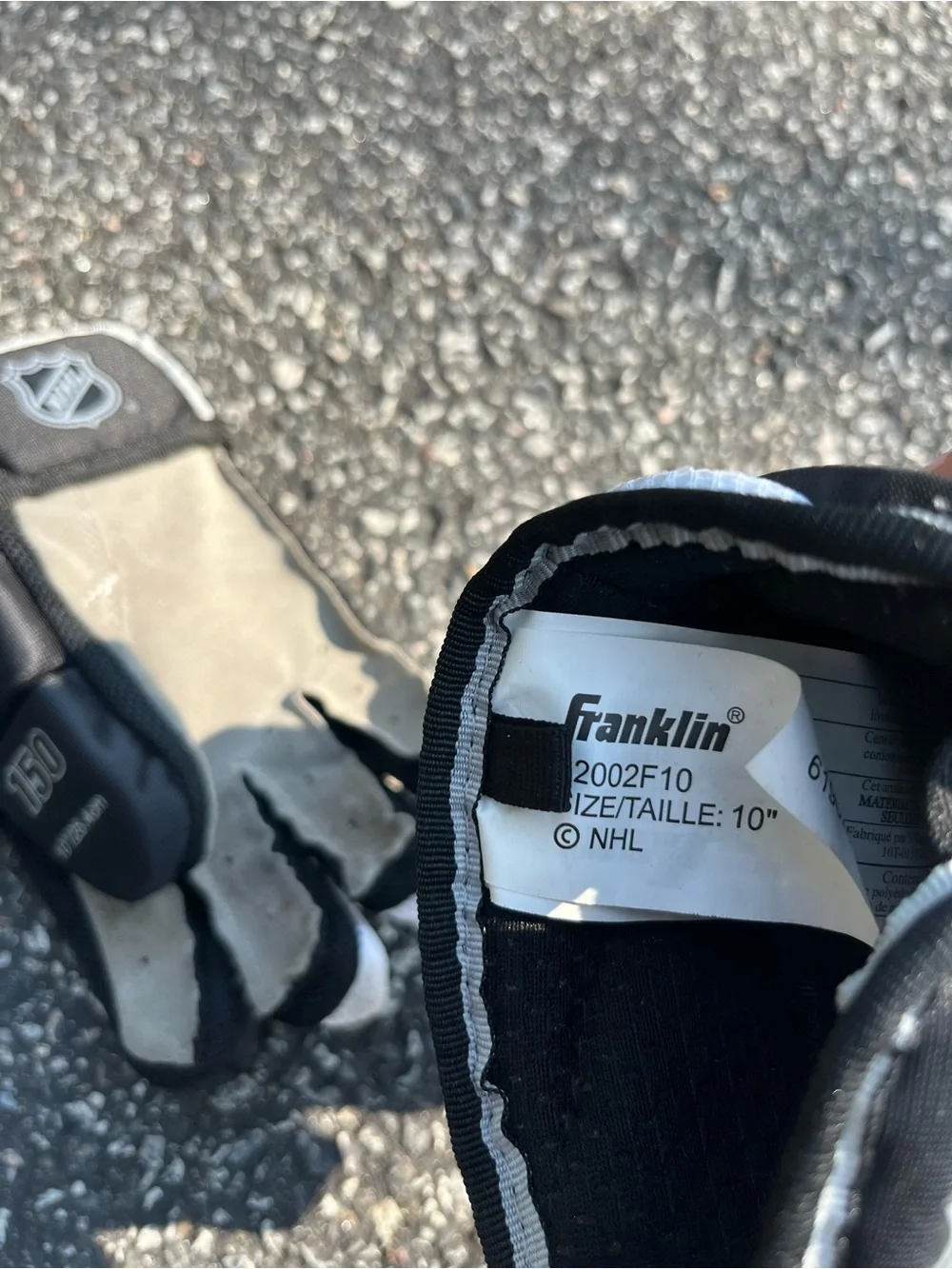 Franklin Kids Black & White Mittens - Padded Outdoor Gloves
